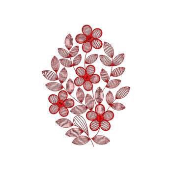 Applique Embroidery Design 30240