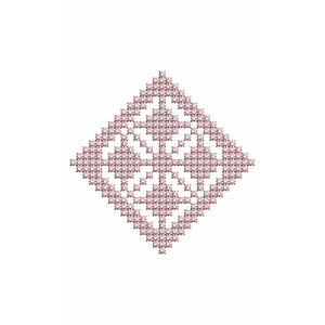 Cross Stitch Applique Embroidery For Table Cloth