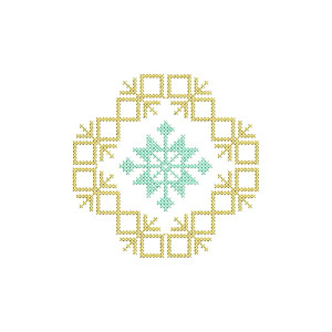 Cross Stitch Embroidery For Table Runner