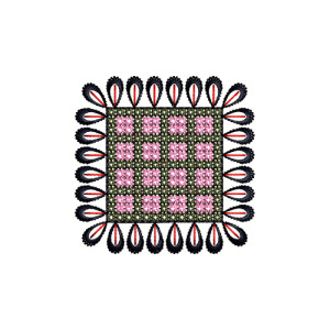 Applique Embroidery Design 30312