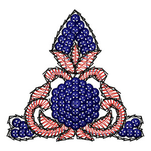 Applique Embroidery Design 30411