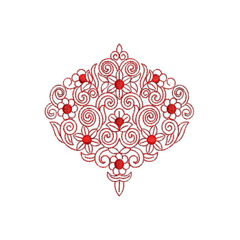 Applique Embroidery Design 30417