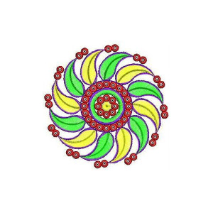 3129 Autumn Season Wear Embroidery Applique Design