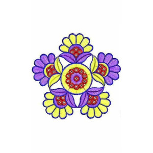 Star Embroidery Applique Design