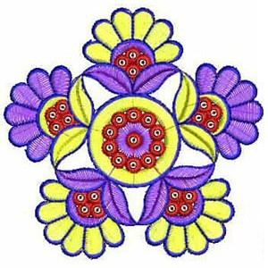 Star Embroidery Applique Design