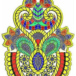 Walima Dress Embroidery Design 3135