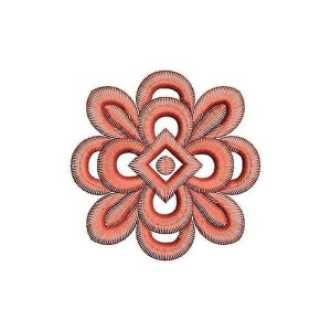 Nigerian Caftan Garment Embroidery Design