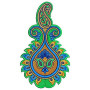 Velvet Applique Embroidery Design