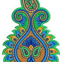 Velvet Applique Embroidery Design