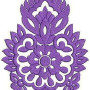 Fashionable Scarves Embroidery Design