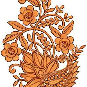 Embroidery Design | African Kaftan Dress