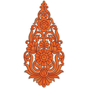 Fashion Dress Embroidery Design