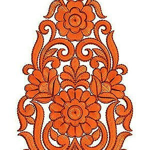 Fashion Dress Embroidery Design