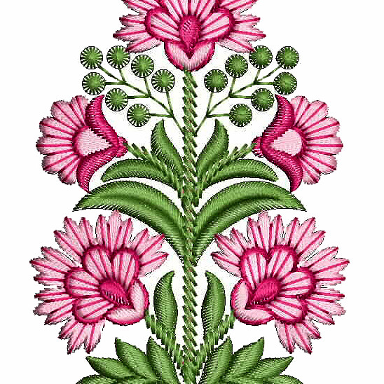 Embroidery Flower Pattern