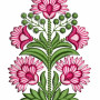 Embroidery Flower Pattern