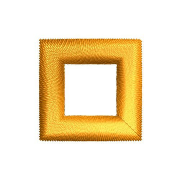 3D Puff Gold Geometric Frames Embroidery Design Set