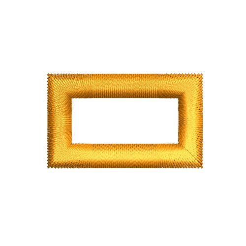 3D Puff Gold Geometric Frames Embroidery Design Set