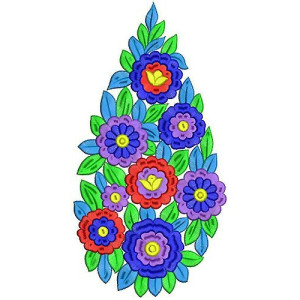 European Elegant Tank Dresses Embroidery Design