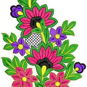 Shoulder Bag Fashion Applique Embroidery Design