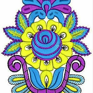 Rajasthani Scarf Embroidery Design