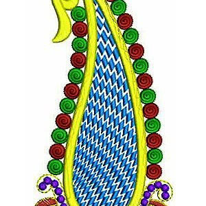 African Saree Clothing | Embroidery Applique Design