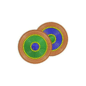 European Style Hobo Women Handbag Applique Embroidery Design