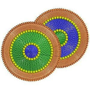 European Style Hobo Women Handbag Applique Embroidery Design