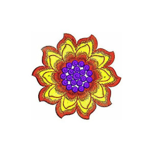 Georgette Gotta Patch Embroidery Design