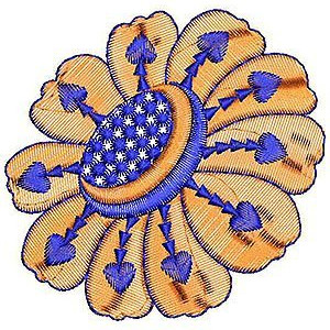 Strapless Dresses Embroidery Applique Design