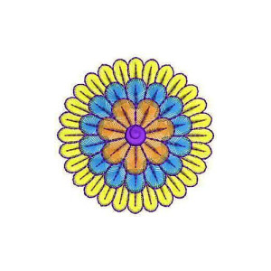 Libya Fashion Clothing Applique Embroidery Design