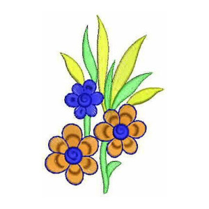 Afghani Clothing Beautiful Flora Motif Embroidery Design