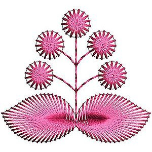 Leaves Applique Embroidery 4603