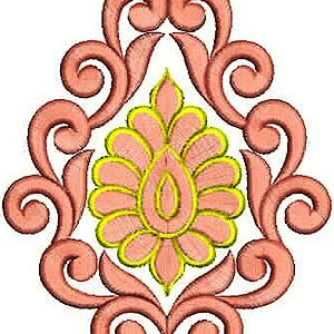 Cute Machine Embroidery Applique Design