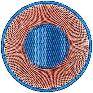 Round Quilt Applique Embroidery Design