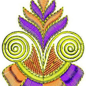 Girl Frame T-shirts Embroidery Applique Design