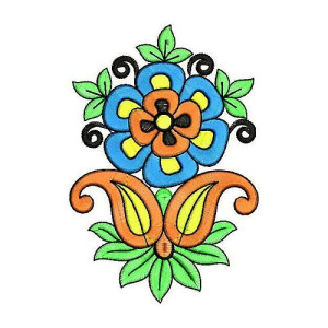 Women's Tankini Embroidery Applique Design