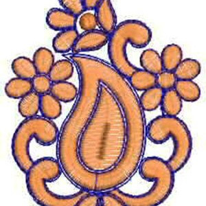 Umbrella Dress Tote Embroidery Applique Design