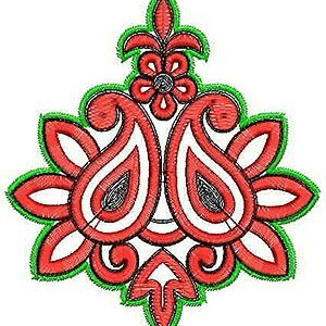 Subtle Women's Dress Fom Embroidery Applique Design