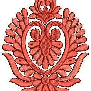 Blouson Romper Embroidery Applique Design