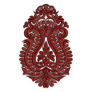 Skater Dress Embroidery Applique Design