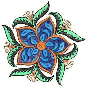 Victorian Arts and Crafts Applique Design