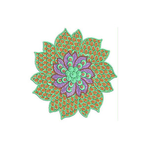 Instant Download Flower Applique Design