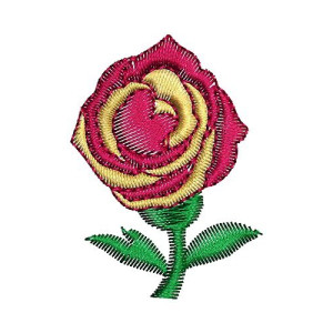 Baby Girl T-shirt Flower Applique Design