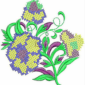 Baby Girl Applique Quilt Design