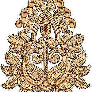 Boutique Garment Flora Embroidery Design
