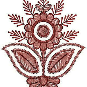 Simple Embroidery Design Patch