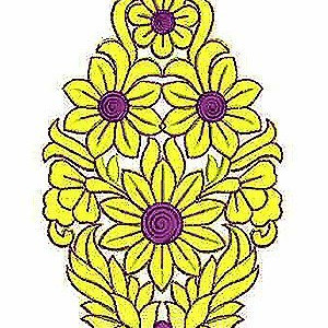 Specialty Fashion Applique Embroidery Design