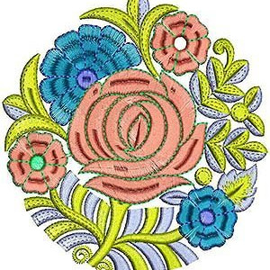 Children Clothing Applique Embroidery Design