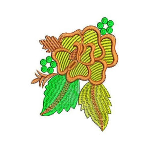 Hibiscus Flower Applique Embroidery Design