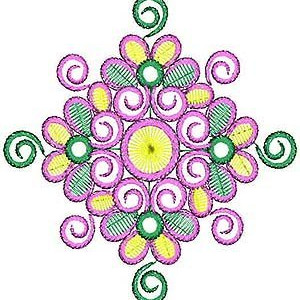 Joystick Hand Stitched Apparel Applique Design